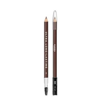 Олівець для брів зі щіточкою Parisa Eyebrow Pencil №301 Темно-коричневий, 1,5 г