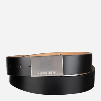 Ремінь чоловічий із натуральної шкіри Calvin Klein 380249812 44 (131,5 см) Чорний (1161843959)