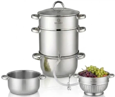 Соковарка Master Koch MK-3206 26 см 8 л серебристая 5271461