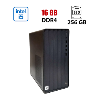 Компьютер HP Envy TE01-1214 Tower / Intel Core i5-10400 (6 (12) ядер по 2.9 - 4.3 GHz) / 16 GB DDR4 / 256 GB SSD NVMe / Intel UHD Graphics 630 / Win 10 Lic б/у