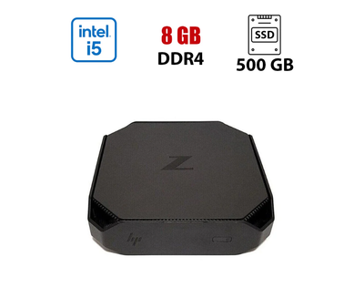 Неттоп HP Z2 Mini G3 USFF / Intel Core i5-7500 (4 ядра по 3.4 - 3.8 GHz) / 8 GB DDR4 / 500 GB SSD / Intel HD Graphics P530 б/у