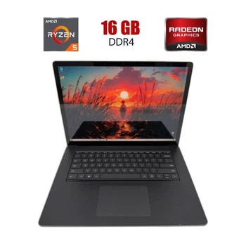Ультрабук Microsoft Surface / 15.6" (2256x1504) IPS / AMD Ryzen 5 3580U (4 (8) ядер по 2.1 - 3.7 GHz) / 16 GB DDR4 / 256 GB SSD / AMD Radeon Vega 9 / WebCam б/у