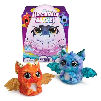Игрушка-сюрприз Hatchimals Alive Mystery Hatch Интерактивный Драко в яйце, SM19201/6069282