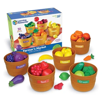 Игровой набор Фрукты и овощи в ведерках Learning Resources LER3060