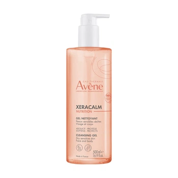 Гель для лица и тела Avene XeraCalm Nutrition очищающий для чувствительной и сухой кожи 500 мл