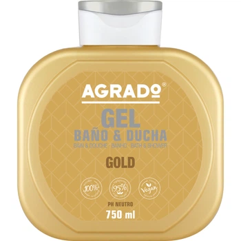 Гель для душу і ванни Agrado Gold Золото 750 мл