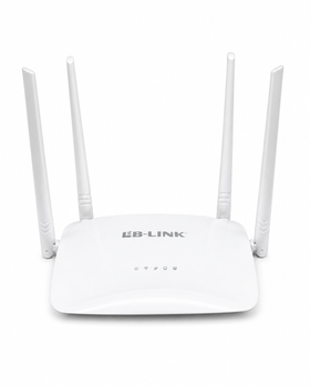Роутер Wi-Fi 300 Мбит/с 2.4 ГГц с 4 антеннами 5 dBi, LAN портами и поддержкой до 64 устройств
