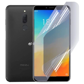 Антишпион приватная плёнка гидрогелевая для Meizu M8 Note противоударная на мейзу м 8 нот прозрачная