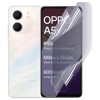 Антишпион приватная плёнка гидрогелевая для Oppo A5X 5G противоударная на оппо а 5x 5g прозрачная