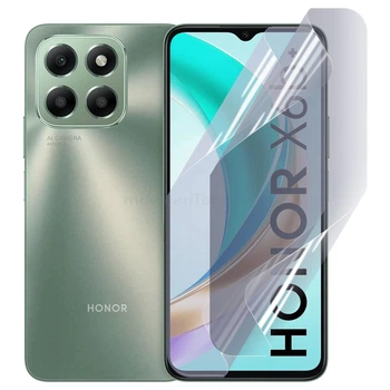 Антишпион приватная плёнка гидрогелевая для Honor X6b 4G противоударная на хонор икс 6b 4g прозрачная