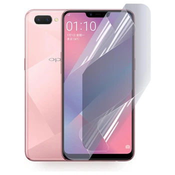 Антишпион приватная плёнка гидрогелевая для Oppo AX5 противоударная на оппо ax5 прозрачная