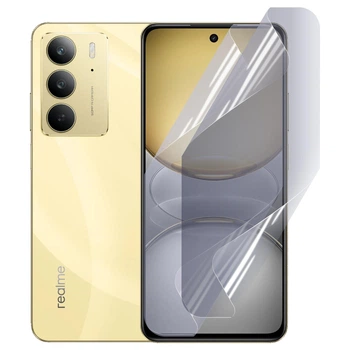 Антишпион приватная плёнка гидрогелевая для Realme C85 противоударная на реалми ц 85 прозрачная