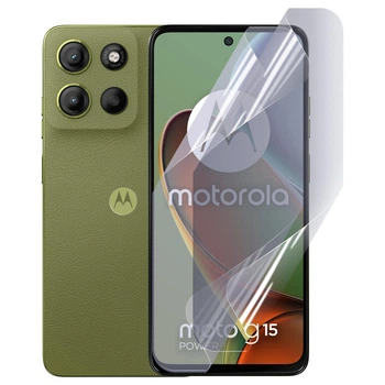 Антишпион приватная плёнка гидрогелевая для Motorola Moto G15 Power противоударная на моторола moto джи 15 павер прозрачная