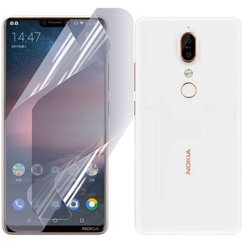 Антишпион приватная плёнка гидрогелевая для Nokia X6 противоударная на нокиа икс 6 прозрачная