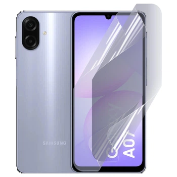 Плёнка гидрогелевая для Samsung Galaxy A07 4G (SM-A075F) глянцевая противоударная на самсунг гелекси а 07 4g (sm-a075f) прозрачная