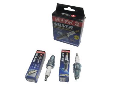Свечи Зажигания Brisk Silver ГБО ГАЗ 406 405 ВАЗ (8V) Таврия Сенс 4шт LR17YS (42374)