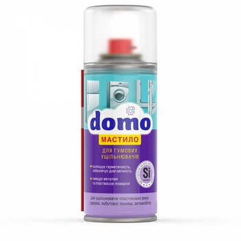 Смазка силиконовая для резиновых уплотнителей DOMO 150 мл XD 10016