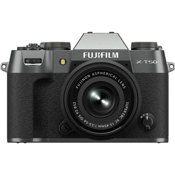 Беззеркальный фотоаппарат Fujifilm X-T50 Kit XC 15-45mm f/3.5-5.6 OIS PZ Charcoal Silver (16828923) [172734]