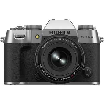 Беззеркальный фотоаппарат Fujifilm X-T50 Kit XF 16-50mm f/2.8-4.8 R LM WR Silver (16828569) [172738]