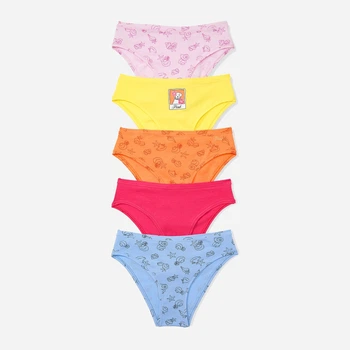 Набір трусиків-сліпів жіночих бавовняних Victoria's Secret 928070749 S 5 шт. Яскравий мікс (1161876201)