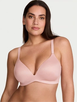 Бюстгальтер с косточками бесшовный Victoria's Secret 210029396 36D Розовый (1161947227)