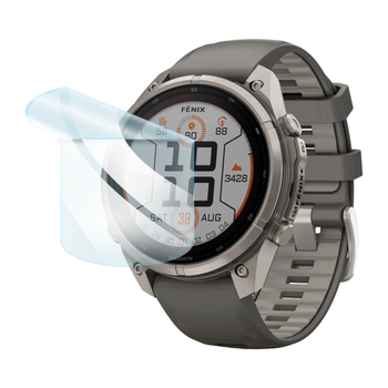 Защитная полиуретановая пленка GP Heavy Armor на Garmin Fenix 9 Pro Solar 47mm на экран (глянцевая)