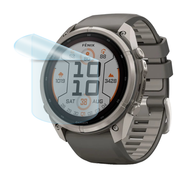Защитная полиуретановая пленка GP Simple Armor на Garmin Fenix 9 Pro Solar 51mm на экран (матовая)