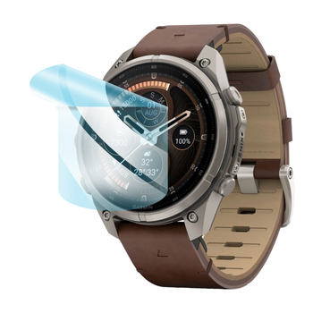 Защитная гидрогелевая пленка KitCut Watch на Garmin Fenix 9 Pro 47mm на экран (глянцевая)