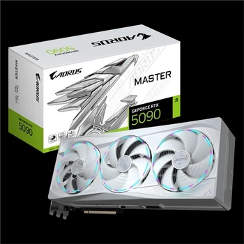Відеокарта GIGABYTE GeForce RTX 5090 32GB GDDR7 AORUS ICE (GV-N5090AORUSM_ICE-32GD)
