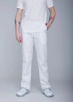 Мужские медицинские штаны STUGA MEDICAL белые (8800102) 2XL 168-179 см