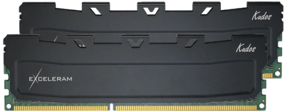 Оперативна пам'ять Exceleram 16GB (2x8GB) DDR3 1600MHz Kudos Black (EKBLACK3161611AD) Б/В