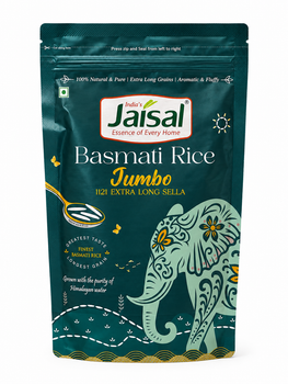 Рис басмати Jumbo 1121 Extra Long Sella - длиннозернистый, 1 кг