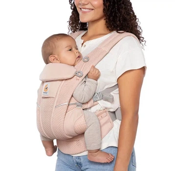 Рюкзак-переноска Ergobaby Omni Breeze Baby Carrier Pearl від народження Рожевий