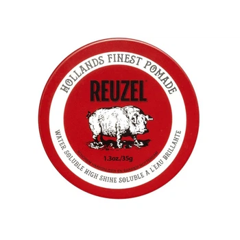 Помада для укладання волосся середньої фіксації та блиску Reuzel Water Soluble Red High Sheen Pomade 35 гр (850064164237)
