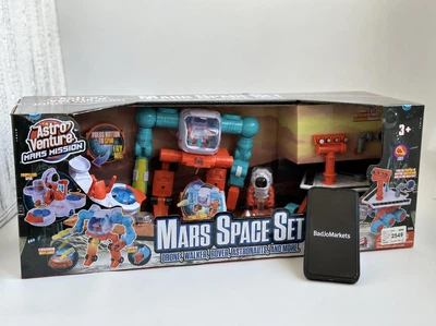 Игровой набор Astro Venture MARS SPACE SET «Исследование Марса», марсоход, дрон и марсианская станция