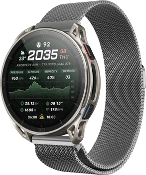 Миланская Петля Milano для Amazfit Cheetah 2 Ultra Grey (45774-33)