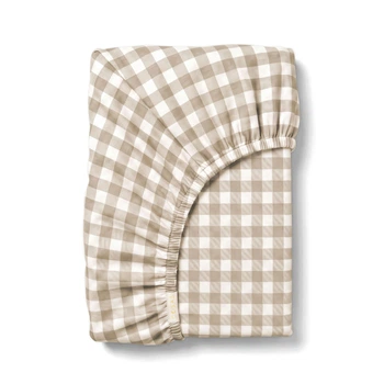 Простынь на резинке Cosas BEIGE CHECK Ранфорс 200х200х25 (2200000035936)