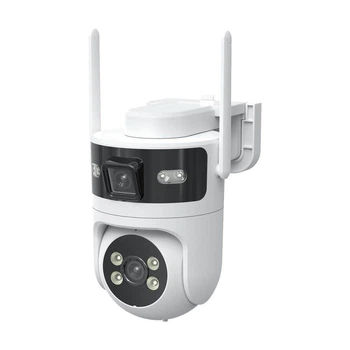 IP PTZ-відеокамера з WiFi 4Mp+4Mp Light Vision VLC-9304WI-2C (Tuya) f-4mm, ІЧ+LED-підсвічування, з мікрофоном