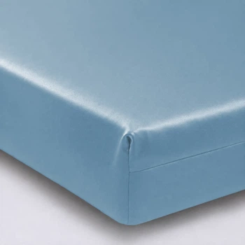 Простынь на резинке MirSon Tencel №04 Blue 80x190 см (2200009369766)