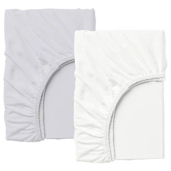 Простынь на резинке Cosas WHITE / GREY Ранфорс 160х200х30 2 шт (2200000045768)