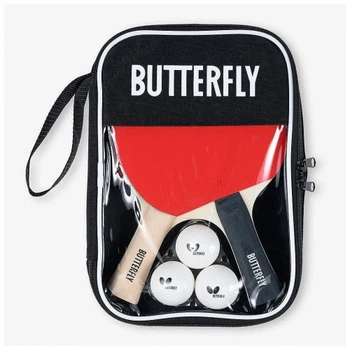 Комплект для настільного тенісу Butterfly Racket Set Easy 2 Bats 3 Balls (6257623202) (932197) Butterfly 932197 1070789