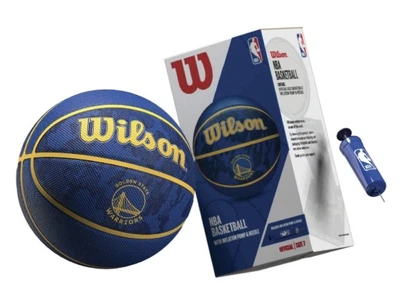 М'яч баскетбольний Wilson NBA Team Tiedye BSKT GS Warriors Blue 7 (WZ4007802XP)