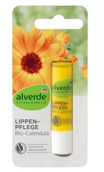 Органическая календула для ухода за губами alverde NATURKOSMETIK Lippenpflege Bio-Calendula