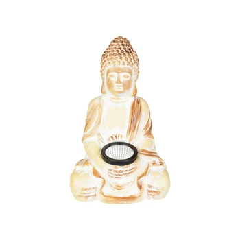 Декоративная солнечная фигура фонарь Livarno home Solar-Deko-Buddha, садовое освещение