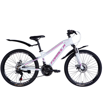 Велосипед AL 24″ Formula BLACKWOOD AM DD FR рама-12,5″ біло-рожевий2026