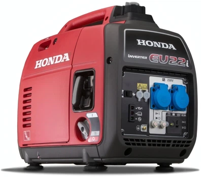 Бензогенератор інверторний Honda EU22i, 1.8/2.2 кВт, чиста синусоїда, GXR120, ручний старт, бак 3.6 л, до 8 год, 58 дБ, 21.1 кг