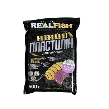 Пластилін RealFish для риболовлі 500г Чебрець-Часник,69584