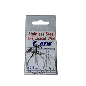 Поводок AFW Stainless ОРИГІНАЛ 1*7 25см 7кг (2шт/пачка),2700000047064