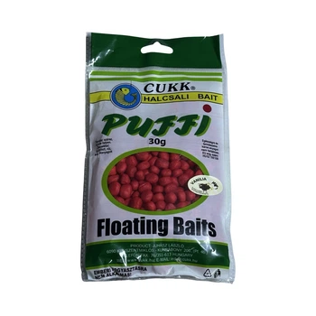 Наживка CUKK Повітряне тісто "puffi" 30g midi 6-10мм Ваниль,02588