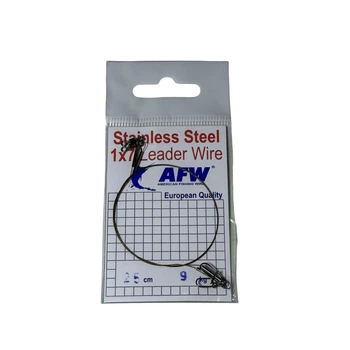 Поводок AFW Stainless ОРИГІНАЛ 1*7 25см 9кг (2шт/пачка),2700000047088